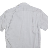 ENGELBERT STRAUSS Mens Grey Work Shirt S Manuel Bongni Logo Cotton Blend