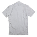 ENGELBERT STRAUSS Mens Grey Work Shirt S Manuel Bongni Logo Cotton Blend