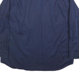 CARHARTT Mens Navy Blue Work Shirt 2XL Cotton Blend Durable Button-Down