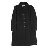 MARELLA Womens Black Tailored Jacket L Polyester Blend Button Closure