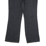 DICKIES Womens Jeans Blue Relaxed Straight Denim Dark W36 L28 Zip Closure