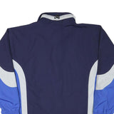 ODLO Mens Navy Blue & Light Blue Zip Jacket L Polyester Blend Colourblock