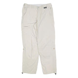 SCHOFFEL Womens Regular Beige Polyester Blend Zip Trousers W32 L30 Outdoor