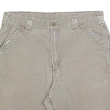 CARHARTT Mens Beige Casual Cotton Blend Carpenter Shorts L W36 Workwear