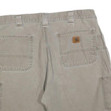 CARHARTT Mens Beige Casual Cotton Blend Carpenter Shorts L W36 Workwear