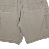 CARHARTT Mens Beige Casual Cotton Blend Carpenter Shorts L W36 Workwear