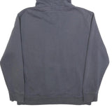 ALPHA INDUSTRIES Mens Grey Hoodie L Cotton Blend Pullover Casual Wear