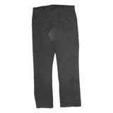 DICKIES Mens Cotton Blend Black Regular Straight Trousers W36 L32 Durable
