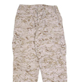 PROPPER INTERNATIONAL Mens Synthetic Beige & Brown Regular Button Cargo Trousers