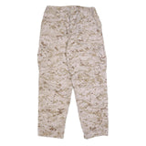 PROPPER INTERNATIONAL Mens Synthetic Beige & Brown Regular Button Cargo Trousers