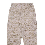 PROPPER INTERNATIONAL Mens Synthetic Beige & Brown Regular Button Cargo Trousers