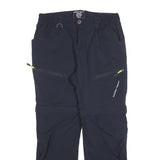 WEATHER REPORT Womens Polyester Blend Navy Blue Regular Fit Straight Leg