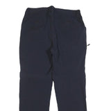 WEATHER REPORT Womens Polyester Blend Navy Blue Regular Fit Straight Leg