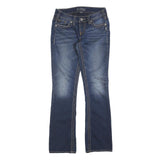 SILVER Womens Jeans Blue Regular Bootcut Denim Medium W30 L32 Stylish Comfort