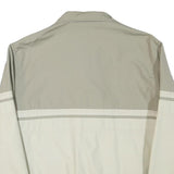 CAPITANO Mens Beige & Cream Zip Jacket M Cotton Blend Plain Casual