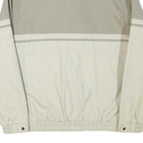 CAPITANO Mens Beige & Cream Zip Jacket M Cotton Blend Plain Casual