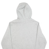 NIKE Mens Grey Pullover Hoodie M Cotton Classic Swoosh Sportswear Casual