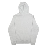 NIKE Mens Grey Pullover Hoodie M Cotton Classic Swoosh Sportswear Casual