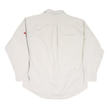 TOMMY HILFIGER Mens Beige Long Sleeve Shirt L Button Pocket Casual Cotton