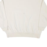 NIKE Womens Cream Crew Neck XS Cotton Blend Sweatshirt Casual Wear