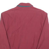 KEMPEL Mens Red Jacket S Polyester Blend Classic Zip Plain Casual Lightweight