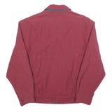 KEMPEL Mens Red Jacket S Polyester Blend Classic Zip Plain Casual Lightweight