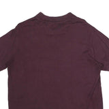 CHAPS Mens Maroon Short Sleeve Plain Polo Shirt M Casual Cotton Classic