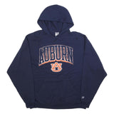 JERZEES Mens Navy Blue Auburn Logo Hoodie XL Cotton Blend Pullover