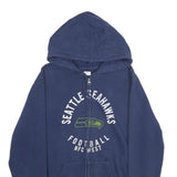 NFL Womens Blue Seattle Seahawks Full Zip Hoodie L Football NFL