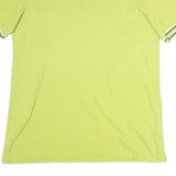 KAPPA Mens Yellow Short Sleeve Polo Shirt L Cotton Casual Sports Logo