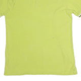 KAPPA Mens Yellow Short Sleeve Polo Shirt L Cotton Casual Sports Logo