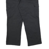 DICKIES Mens Black Relaxed Cargo Trousers W38 L30 Cotton Blend Workwear