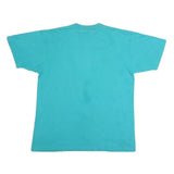 ONEITA Mens Blue Dauphin Island Graphic T-Shirt L Short Sleeve Crew Neck Cotton