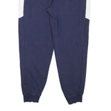 PUMA Mens Joggers Navy Blue & White Slim Tapered M W34 L29 Cotton Blend