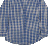 TIMBERLAND Mens Blue Check Shirt S Button-Down Collar Long Sleeve Cotton Casual