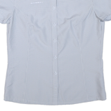 MAMMUT Womens Blue Check Short Sleeve Shirt XS Lightweight Breathable Outdoor