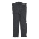 LEVI'S Mens Slim Black Jeans Denim W30 L25 Zip Classic Fit Stylish Stretch