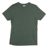 GUESS Mens Green M Cotton Graphic T-Shirt Short Sleeve Crew Neck Logo