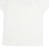 NIKE Mens White Swoosh T-Shirt S Short Sleeve Crew Neck Sports Casual