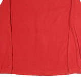 STARTER Mens Red Jacket L Polyester Plain Zip Casual Lightweight Sportswear