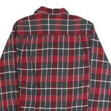 WEATHERPROOF Mens Red & Grey Check Shirt M Button Long Sleeve Casual Cotton