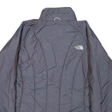 THE NORTH FACE Womens Grey Lightweight Jacket L Polyester Blend Zip Plain