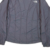 THE NORTH FACE Womens Grey Lightweight Jacket L Polyester Blend Zip Plain