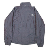 THE NORTH FACE Womens Grey Lightweight Jacket L Polyester Blend Zip Plain