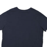 NAUTICA Mens Navy Blue Graphic T-Shirt L Short Sleeve Crew Neck Casual Cotton