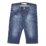 LEVI'S Mens Denim Blue Slim Shorts M W28 Casual Cotton Blend Comfort