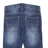 LEVI'S Mens Denim Blue Slim Shorts M W28 Casual Cotton Blend Comfort