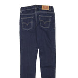 LEVI'S Mens Jeans Blue Slim Skinny Denim Dark W25 L30 Classic Zip Cotton Blend