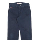 LEE COOPER Mens Cotton Navy Regular Straight Trousers W33 L30 Classic Zip