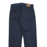 LEE COOPER Mens Cotton Navy Regular Straight Trousers W33 L30 Classic Zip